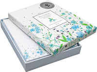 Blue Flowers Letter-Perfect Stationery Set – 30 Sheets & 24 Envelopes