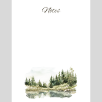 Forest Edge Notepad | The New England Series