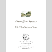 Forest Edge Notepad | The New England Series