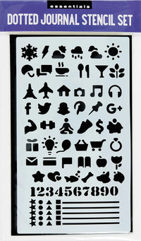 Dot Journaling Stencil Set – 300+ Designs