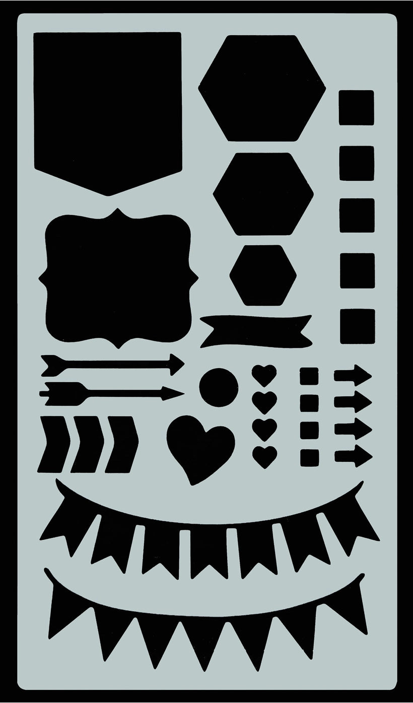 Dot Journaling Stencil Set – 300+ Designs