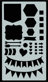 Dot Journaling Stencil Set – 300+ Designs