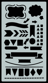 Dot Journaling Stencil Set – 300+ Designs