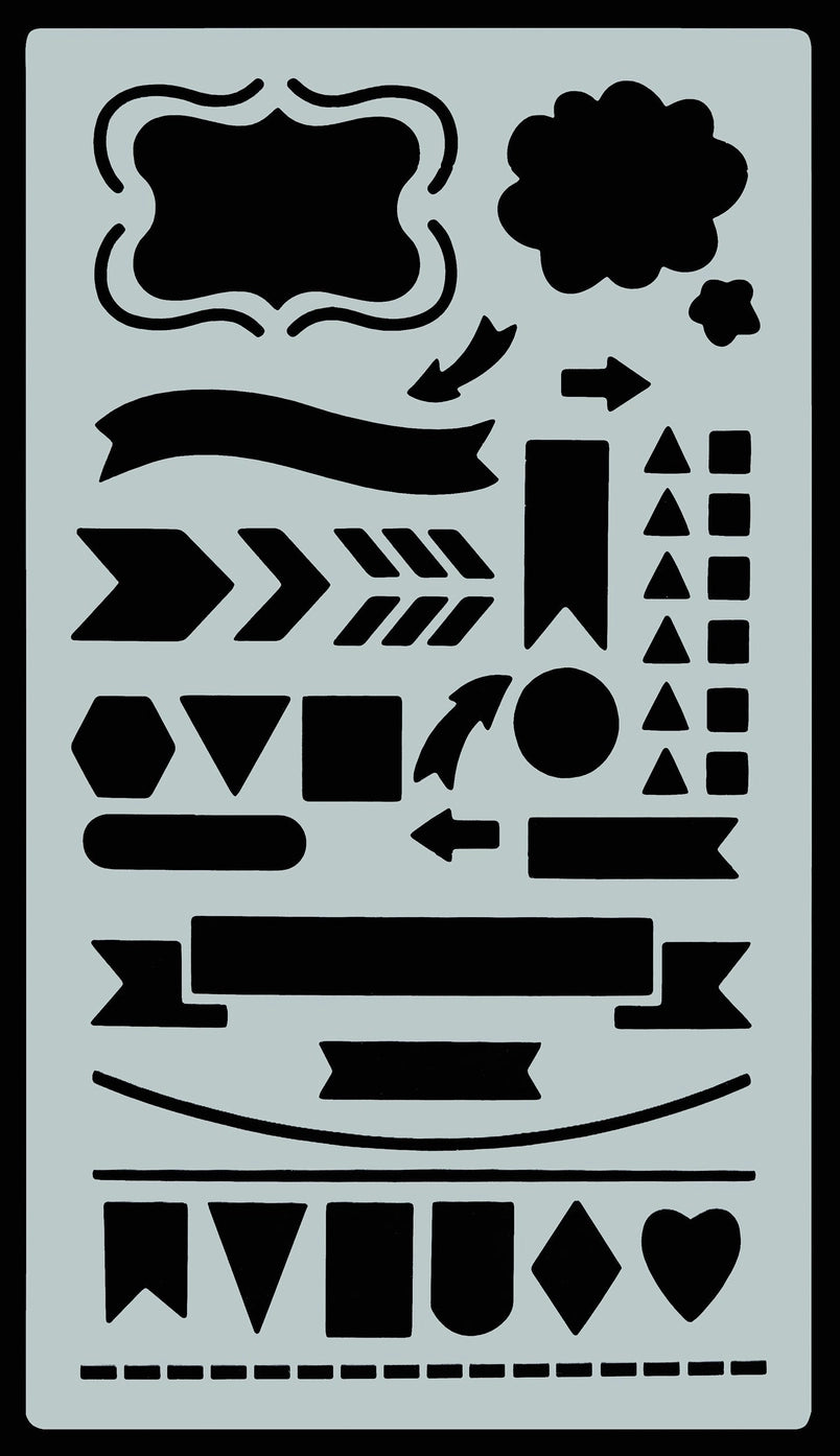Dot Journaling Stencil Set – 300+ Designs