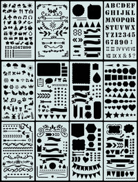 Dot Journaling Stencil Set – 300+ Designs