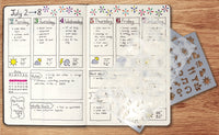 Dot Journaling Stencil Set – 300+ Designs