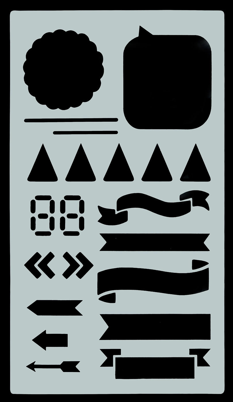 Dot Journaling Stencil Set – 300+ Designs