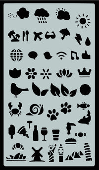 Dot Journaling Stencil Set – 300+ Designs