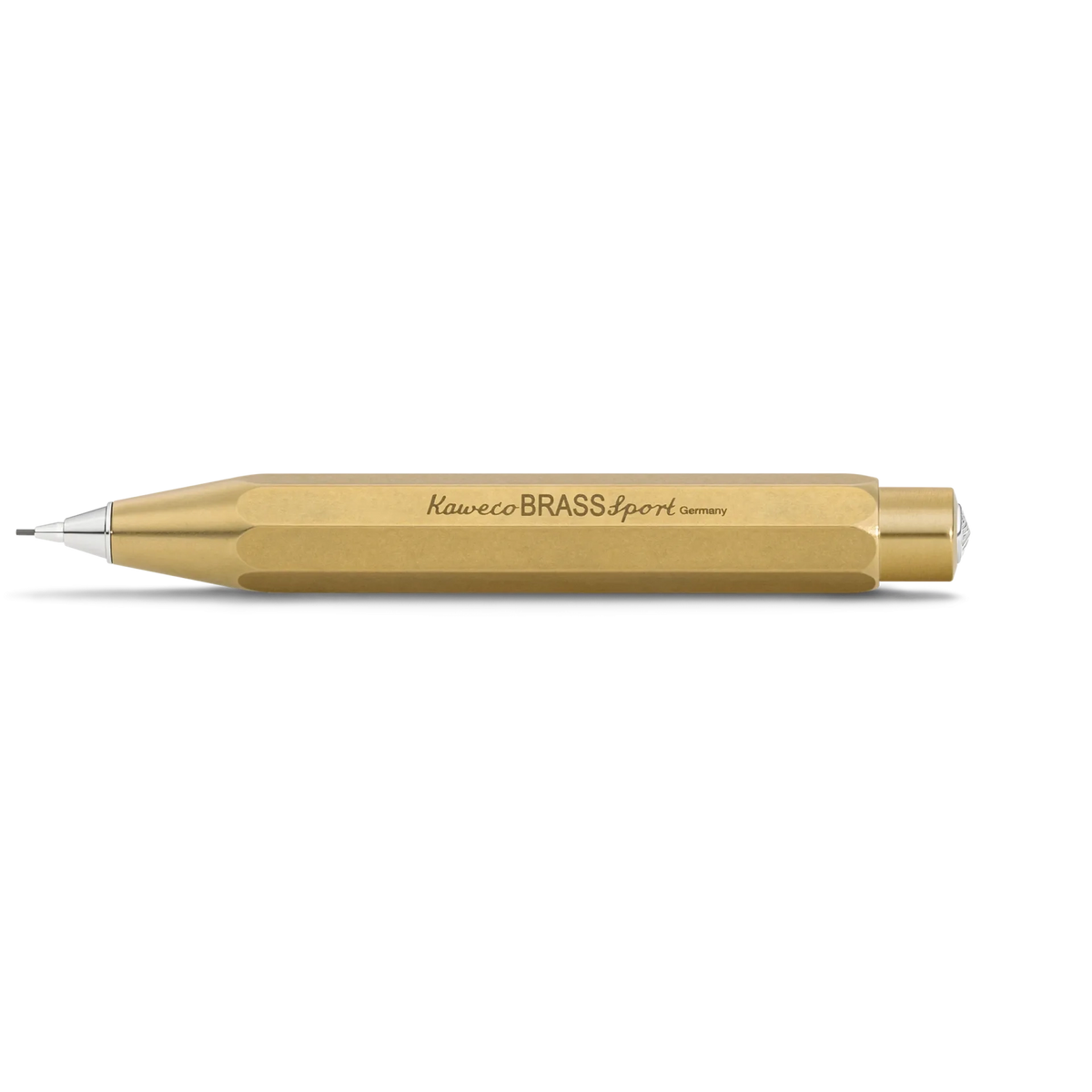 Gold brass pencil.