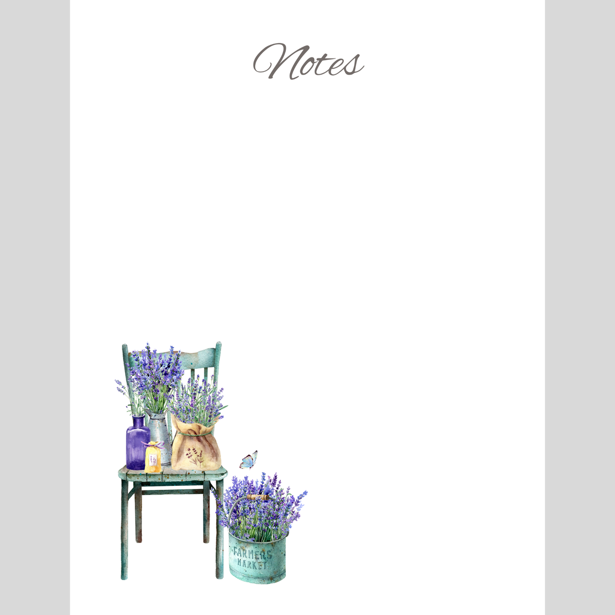 Lavender in Provence Notepad | The Beautiful Places Series