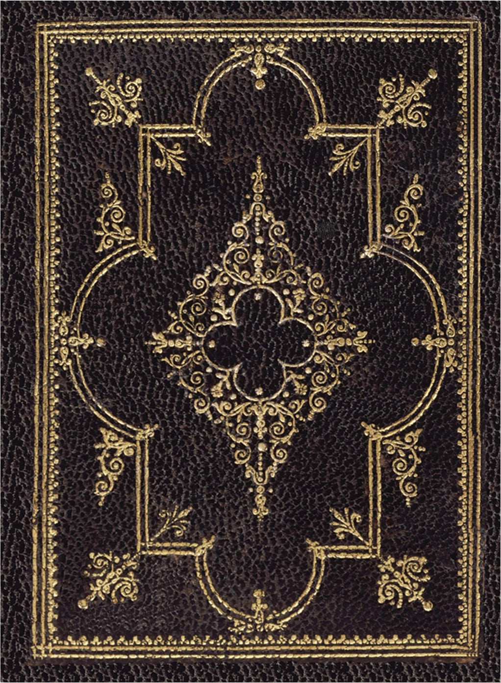Obsidian Lined Journal – Gold-Embossed Hardcover