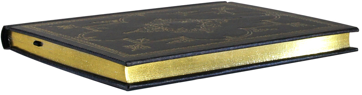 Obsidian Lined Journal – Gold-Embossed Hardcover