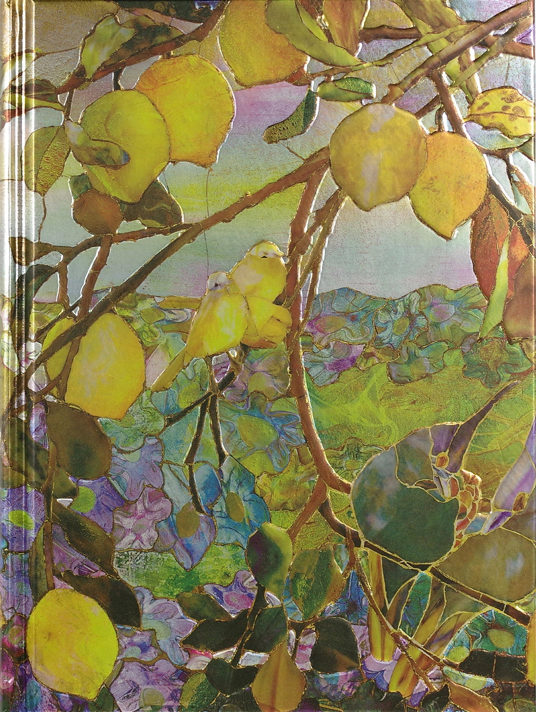 Tiffany Lemon Tree Lined Journal – Gilded Hardcover