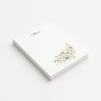 White Roses Notepad | The Flower Garden Series