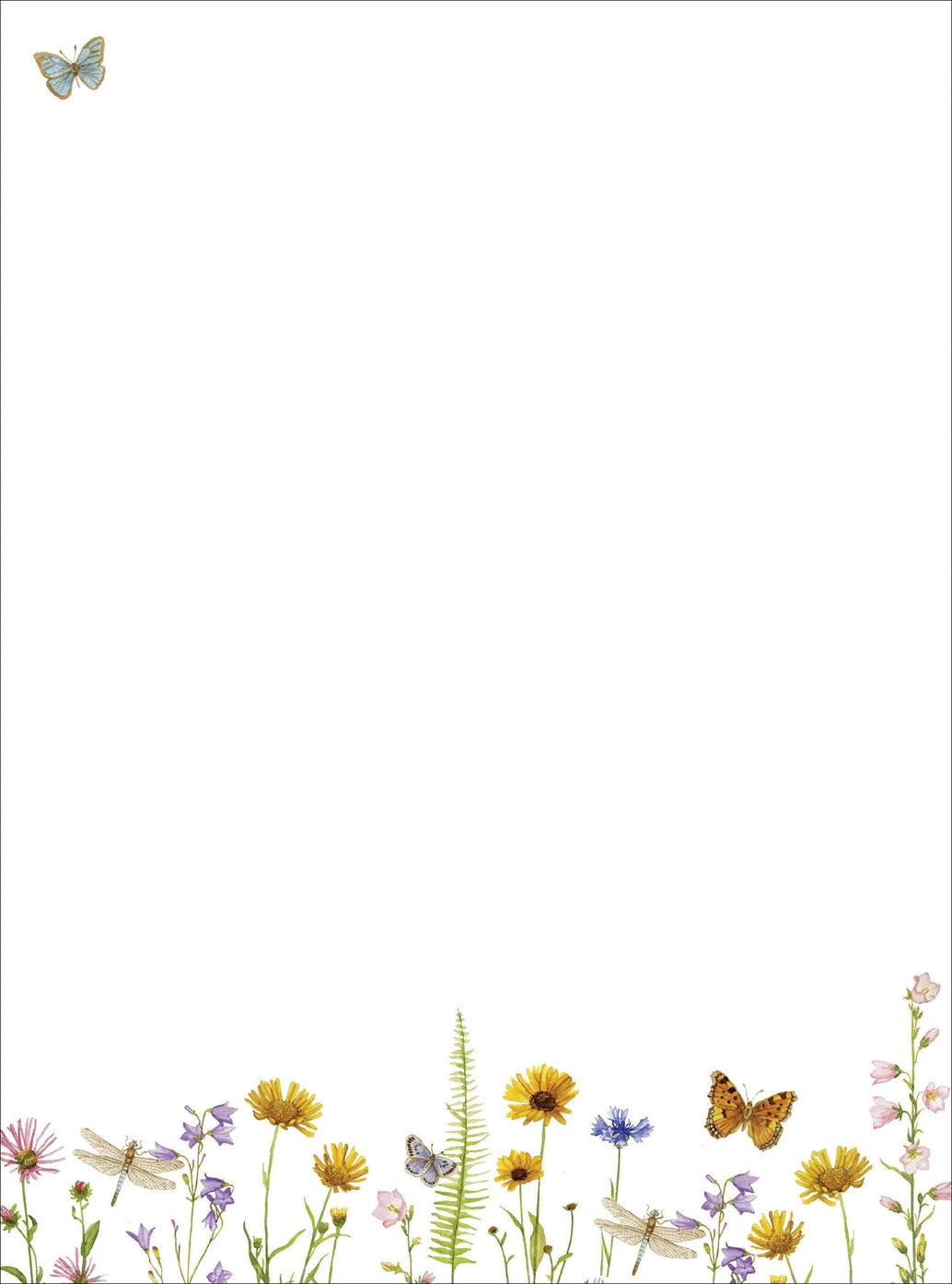 Wildflower Garden Boxed Stationery Set – 30 Sheets & 24 Envelopes