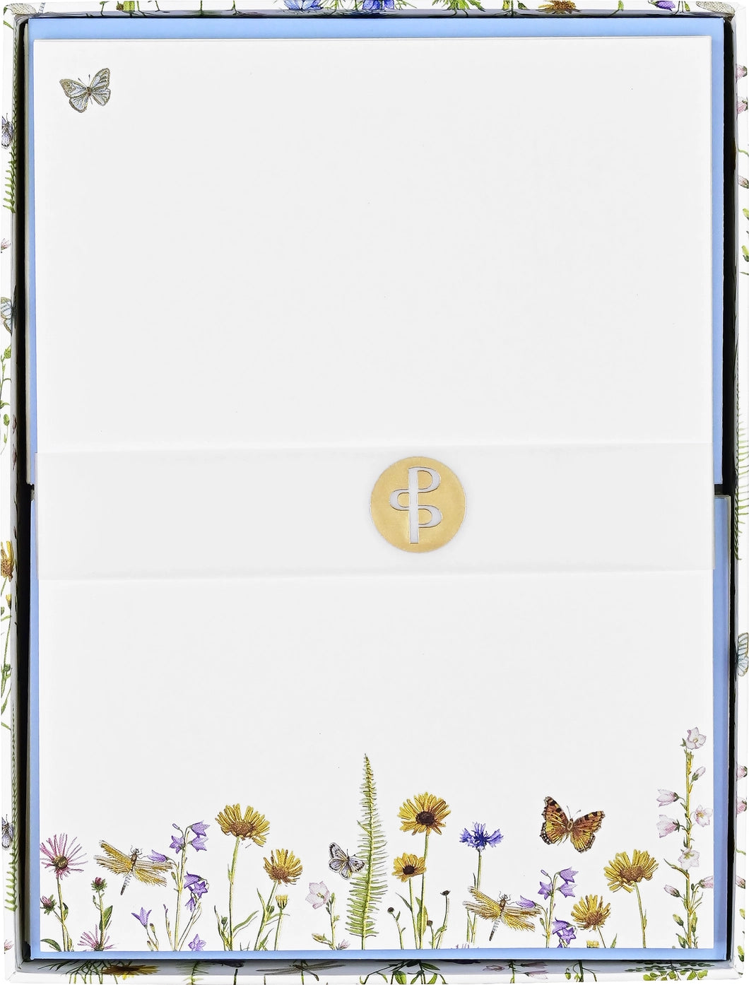 Wildflower Garden Boxed Stationery Set – 30 Sheets & 24 Envelopes