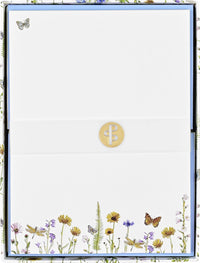 Wildflower Garden Boxed Stationery Set – 30 Sheets & 24 Envelopes